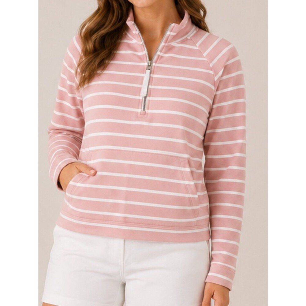 Renwick Striped 1/4 Zip Pullover